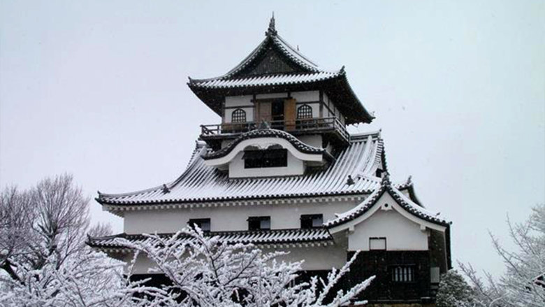 犬山城　冬